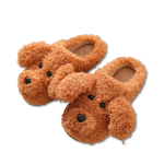 chausson chien en peluche homme