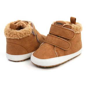 chaussons bébé cuir hiver