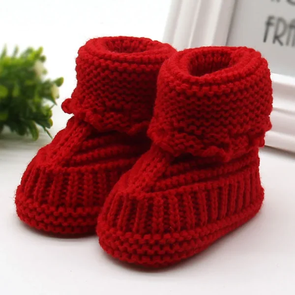 chaussons en laine pour bébé