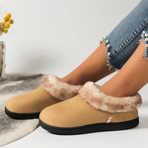 chaussons cuir femmes