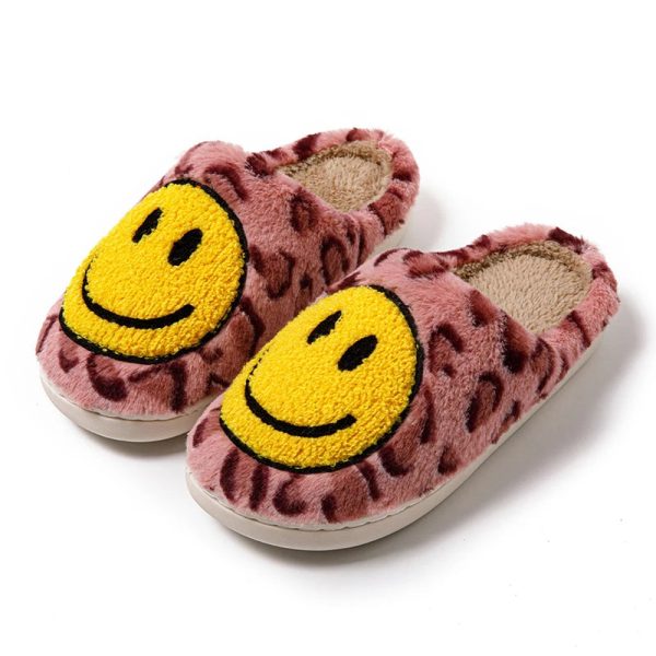 chaussures emoji smiley rose