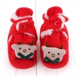 chaussons Noël renne bébé