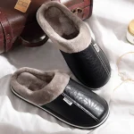 Mules cuir homme Bleu marine