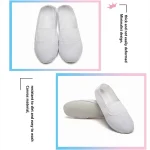 chaussons de ballet homme blancs