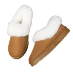 chaussons durables en mouton pour femme