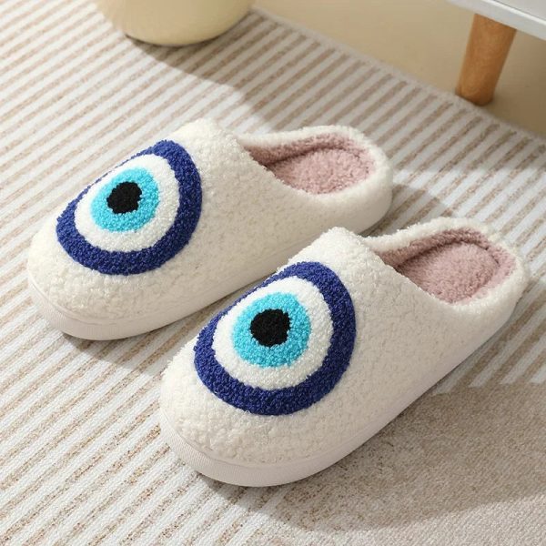 chaussons femme mules œil confort