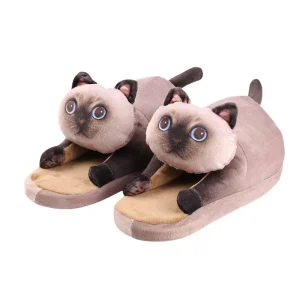 chausson chat grande taille confort