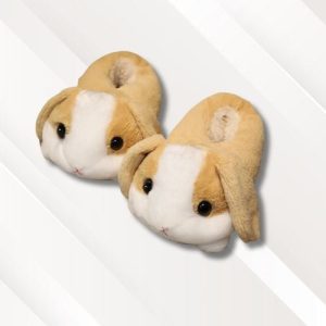 chaussons femme avec têtes animalières