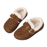chaussons-femme-chauds-leopard-a-boucles-vue-ensemble