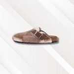 Chaussons femme mules originales en daim