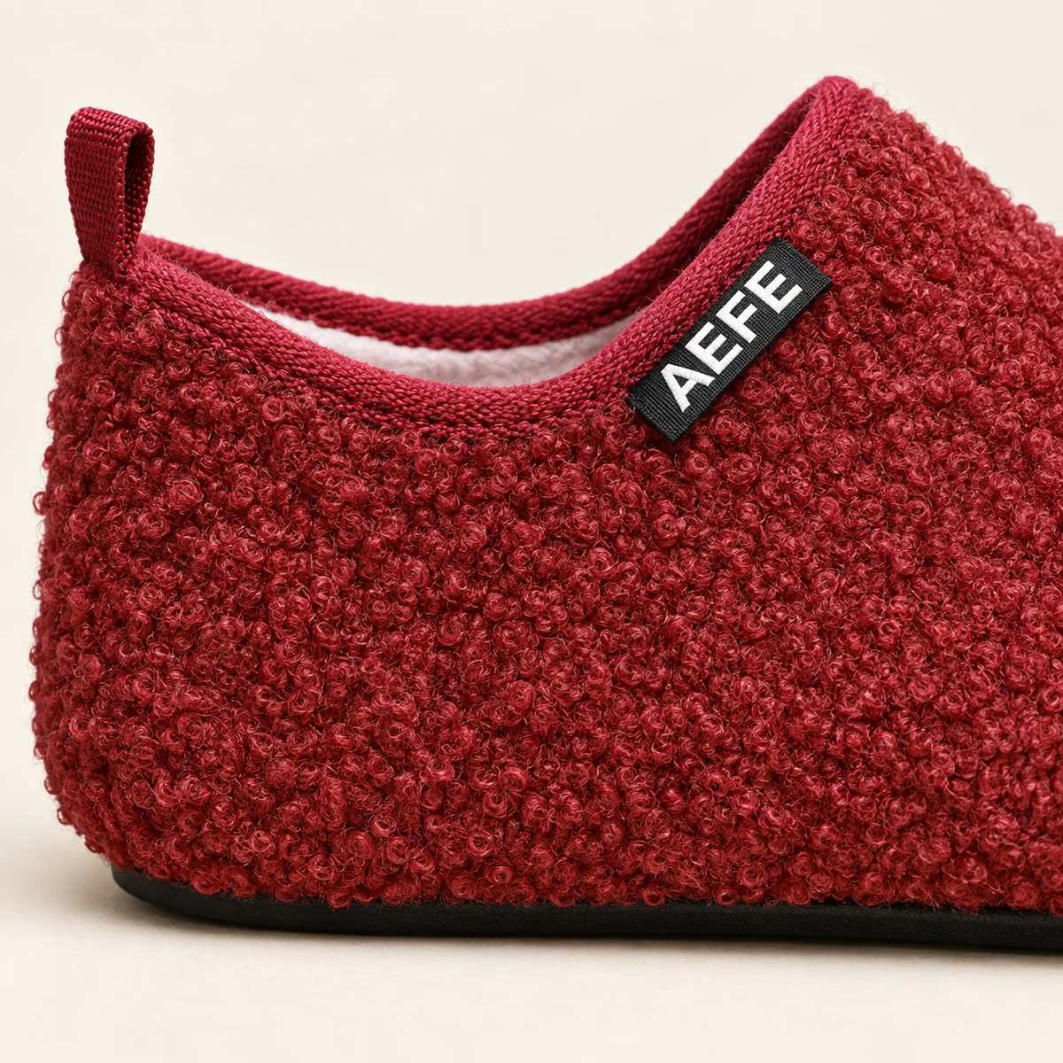 chaussons-homme-bordeaux-detail-texture-et-doublure