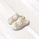 Chaussons mules femme légèrement compensés