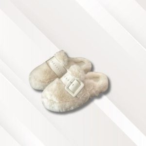 Chaussons mules femme légèrement compensés