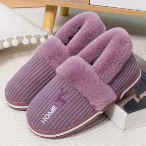 chaussons chauds cerf
