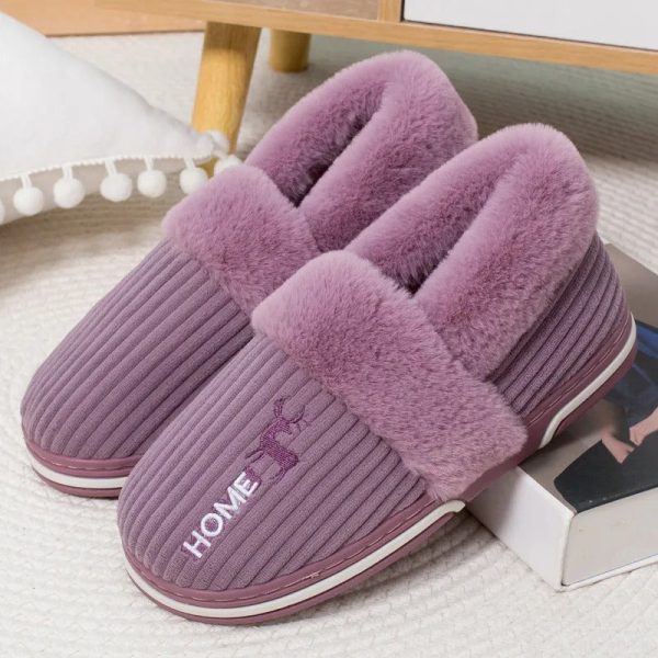 chaussons chauds cerf