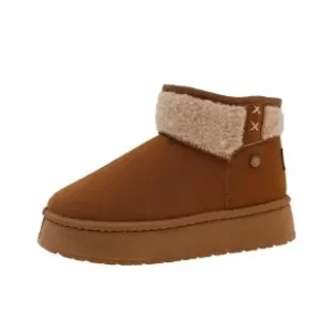 Bottines chaussons femme tricot cosy