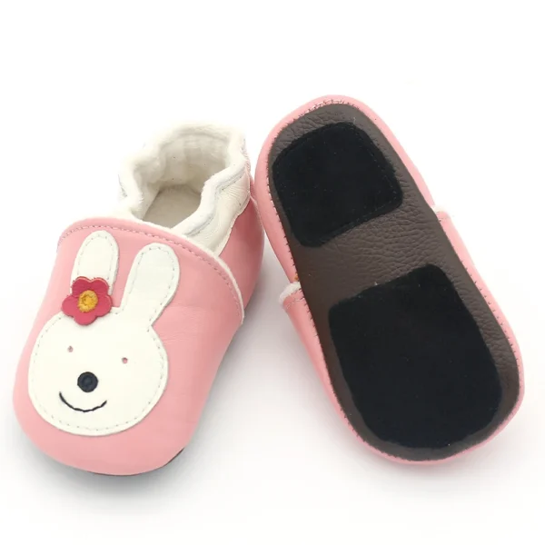 chausson lapin rose mignon