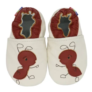 chaussons bébé cuir souple