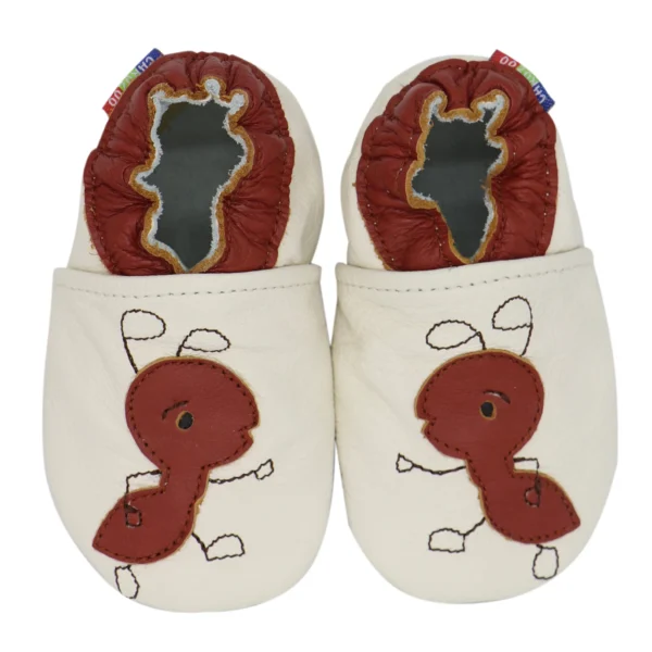 chaussons bébé cuir souple
