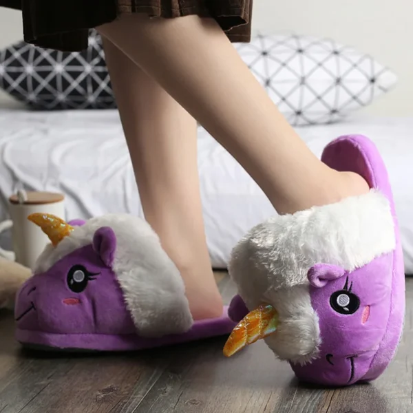 Chaussons ballerines Licorne Femme cornus