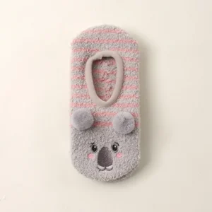Chaussons chaussettes hérisson confort hiver