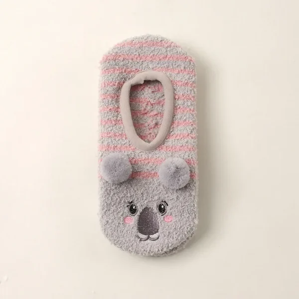 Chaussons chaussettes hérisson confort hiver
