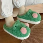Chaussons amusants yeux 3D animal