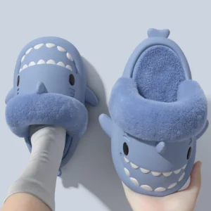 Chaussons Requin fourrures Détachables