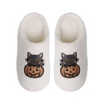 chaussons blancs halloween