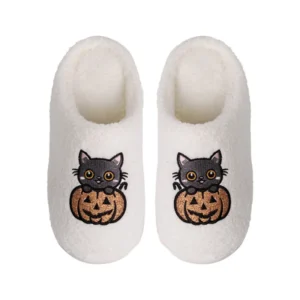 chaussons blancs halloween