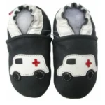 chaussons bébé garçon cuir