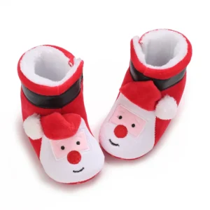 chausson Noël bébé motif chien
