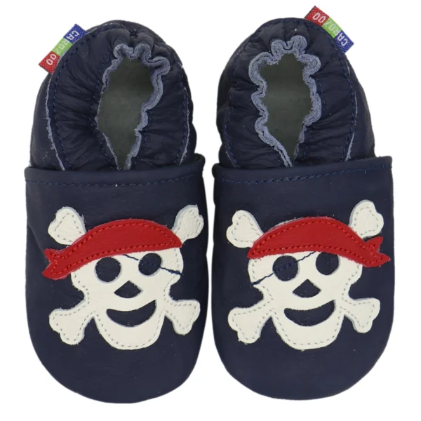 chaussons bébé cuir garçon