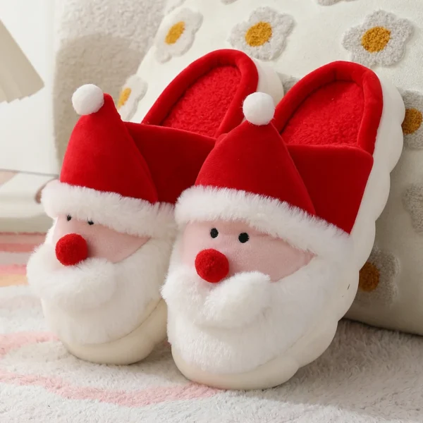 chaussons Père Noël femme