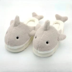 Chaussons Requin Peluche Fille et femme