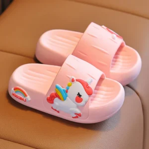 Chaussons licorne fille rigolo