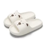 Chaussons bain lapin doux confortables