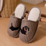 chaussons Teckel Côtelés
