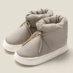 bottines chaussons femme thermique élégant