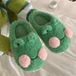 Pantoufles confort grenouille 3D