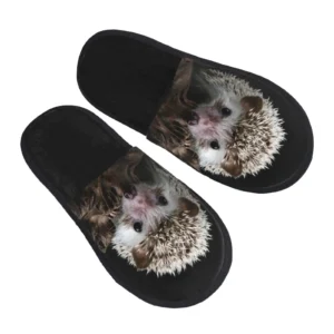 Chaussons Hérisson Cocooning noirs pour un confort mixte