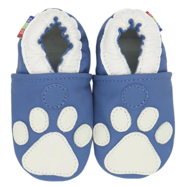 chaussons bébé cuir