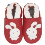 chaussons bébé cuir Tintin