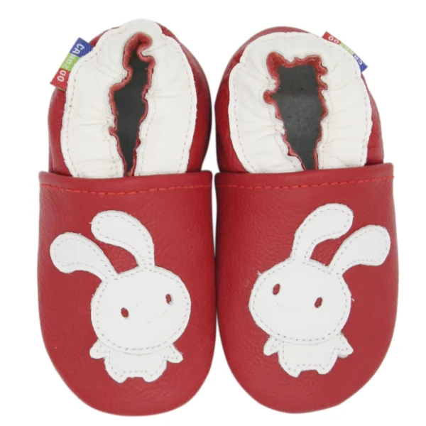 chaussons bébé cuir Tintin