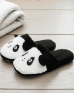 chaussons animaux panda en peluche