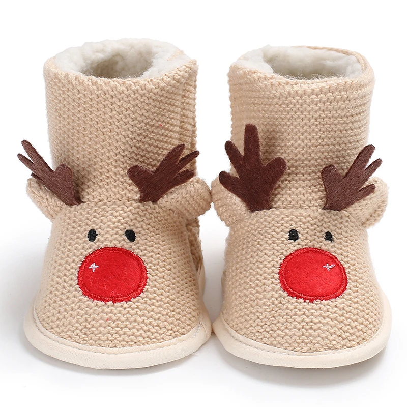 Chausson Noël bébé cerf