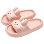 Chaussons lapin été femme doux légers