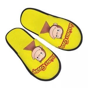 chaussons singe George jaune