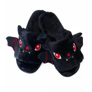 Chaussons Halloween enfants chauve-souris