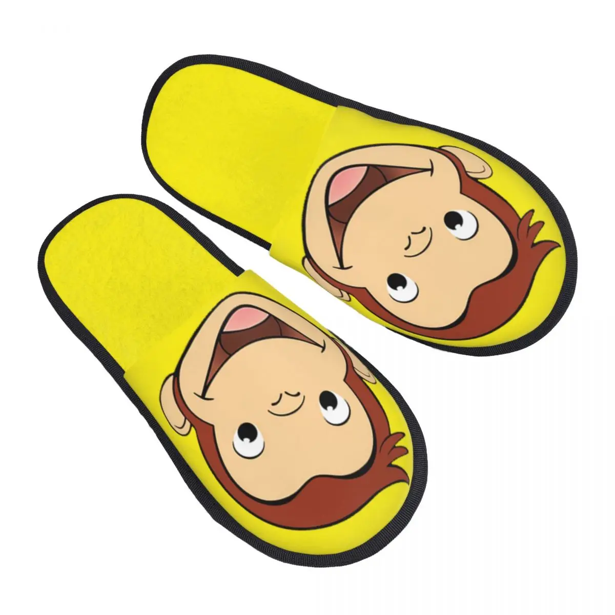 chaussons singe amusant et doux